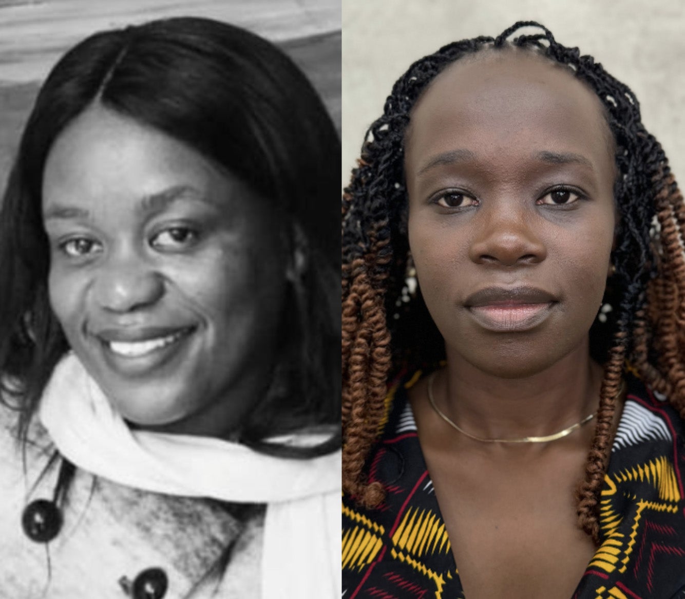 Maggie Katongo and Sylvia Wemanya 