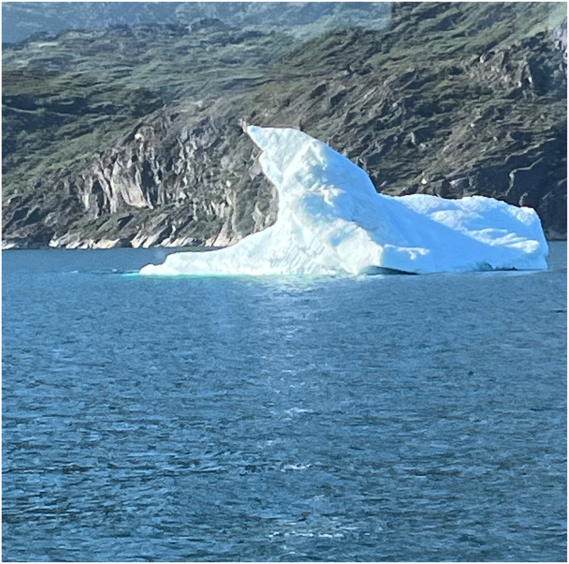 Iceberg in the fjord at Kapsillit, Sermersooq Municipality, in southwestern Greenland