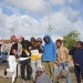 Samantha Henry and children in South Africa
